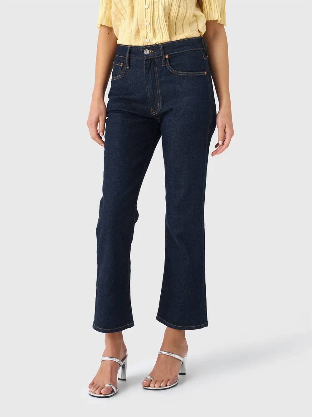 NEW BETRO SIMONE janine kick flare jean in harper